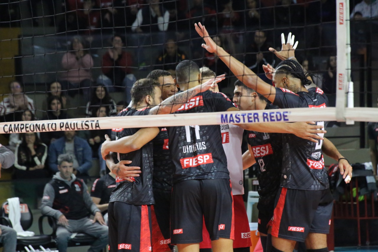 Sesi-SP vence Guarulhos e vai à final do Paulista de vôlei, vôlei